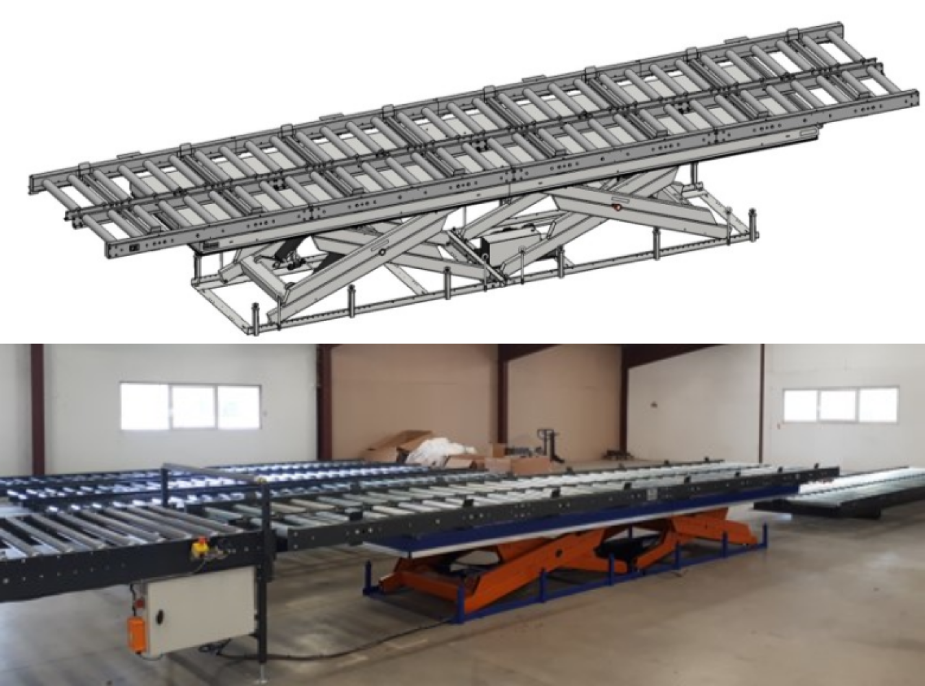 tmci-ingenierie POSTE OPéRATEUR SORTIE ENCOLLEUSE PANNEAU SANDWICH